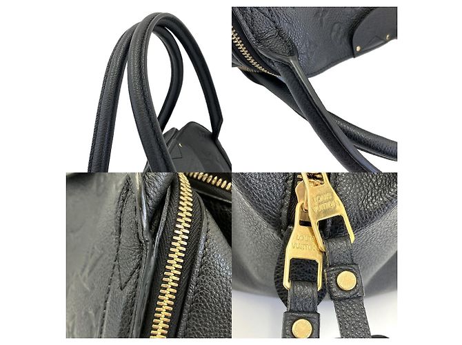 Borsa Louis Vuitton Monogram Empreinte Mare MM Nero - vista 5