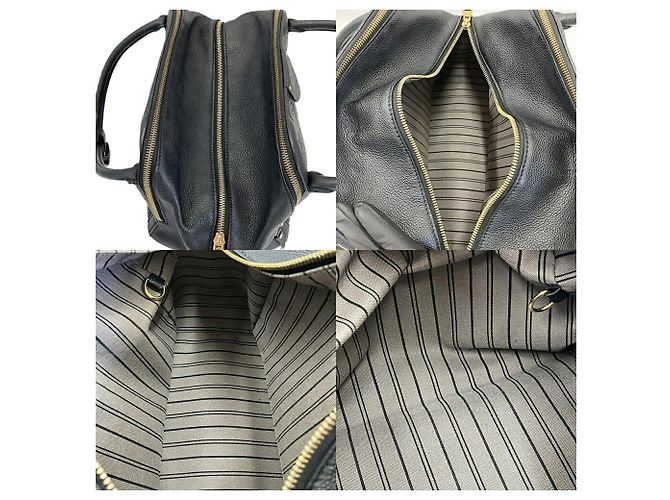 Borsa Louis Vuitton Monogram Empreinte Mare MM Nero - vista 6