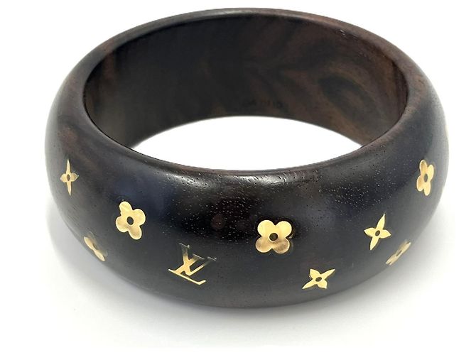 Bracciale Sylvania Wood Louis Vuitton Marrone - vista 2