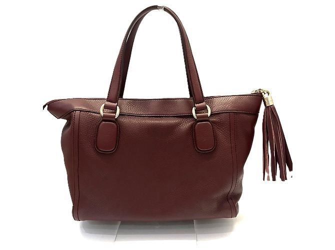 Gucci Soho Tote Bag Bordeaux Leder - Ansicht 2