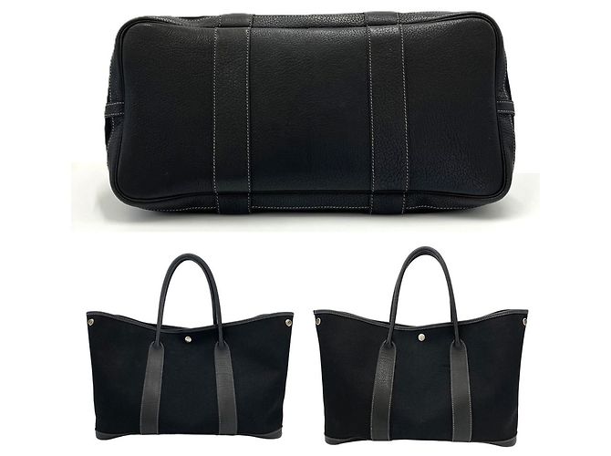 Hermès Borsa Tote Hermes Garden PM36 in nero - vista 4