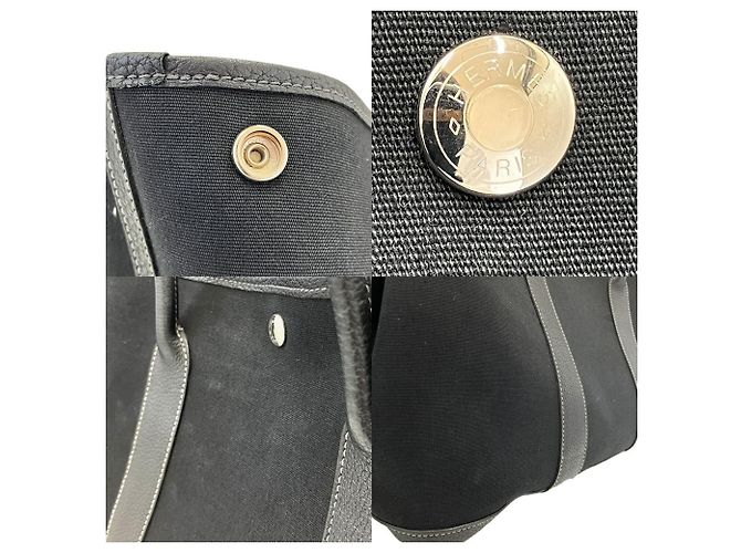 Hermès Borsa Tote Hermes Garden PM36 in nero - vista 6