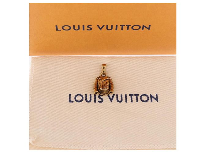 Louis Vuitton Charm LV Jacket Charm Metall Goldton M03076 LV Auth 195618M - Ansicht 11