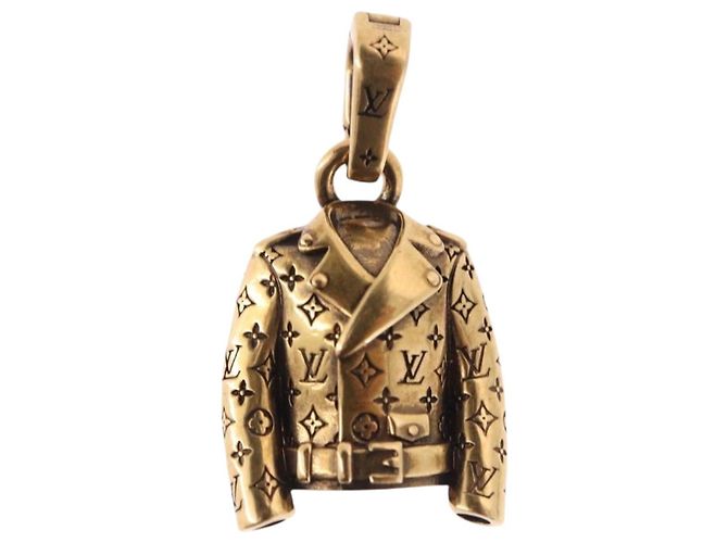 Louis Vuitton Charm LV Jacket Charm Metall Goldton M03076 LV Auth 195618M - Ansicht 2