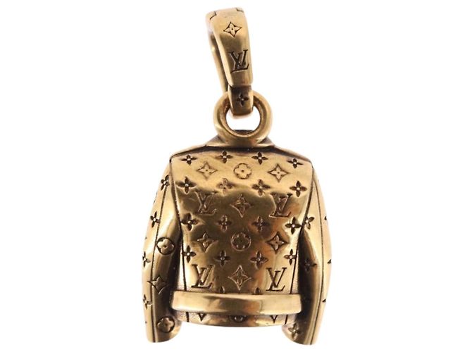 Louis Vuitton Charm LV Jacket Charm Metall Goldton M03076 LV Auth 195618M - Ansicht 3