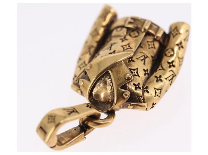 Louis Vuitton Charm LV Jacket Charm Metall Goldton M03076 LV Auth 195618M - Ansicht 6