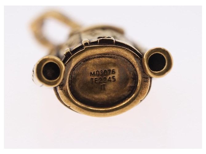 Louis Vuitton Charm LV Jacket Charm Metall Goldton M03076 LV Auth 195618M - Ansicht 9