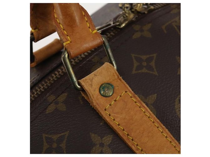 LOUIS VUITTON Monogram Keepall 60 Boston Bag M41422 LV Auth 192002 Monogramma - vista 14