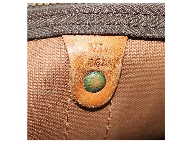 LOUIS VUITTON Monogram Keepall 60 Boston Bag M41422 LV Auth 192002 Monogramma - vista 21