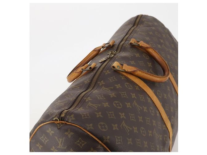 LOUIS VUITTON Monogram Keepall 60 Boston Bag M41422 LV Auth 192002 Monogramma - vista 6