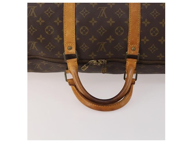 LOUIS VUITTON Monogram Keepall 60 Boston Bag M41422 LV Auth 192002 Monogramma - vista 7