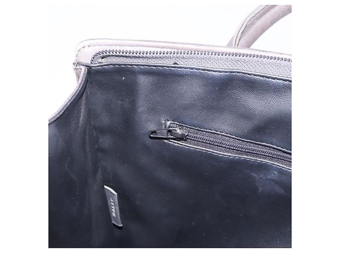 BALLY Handtasche aus Leder Grau Goldfarben Auth gh2329 Braun - Ansicht 22