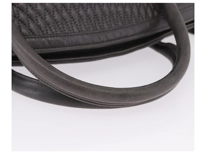 BALLY Handtasche aus Leder Grau Goldfarben Auth gh2329 Braun - Ansicht 8