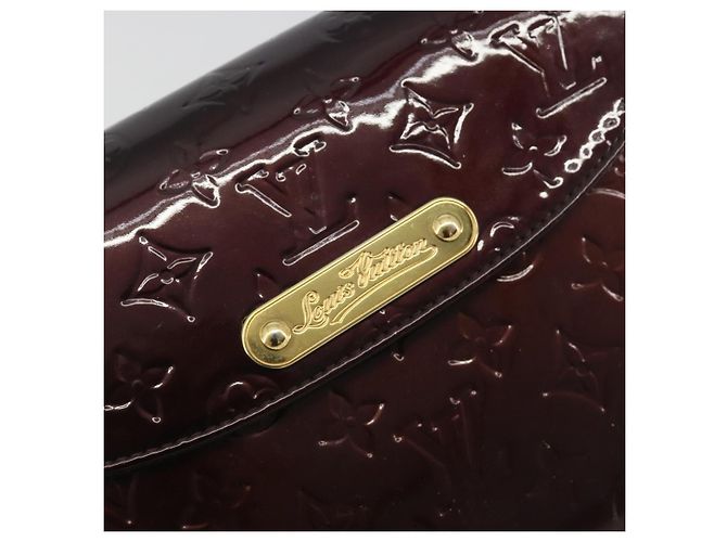 LOUIS VUITTON Borsa Monogram Vernis Rodeo Drive Amarante M93598 LV Auth 193905 Bordò - vista 17