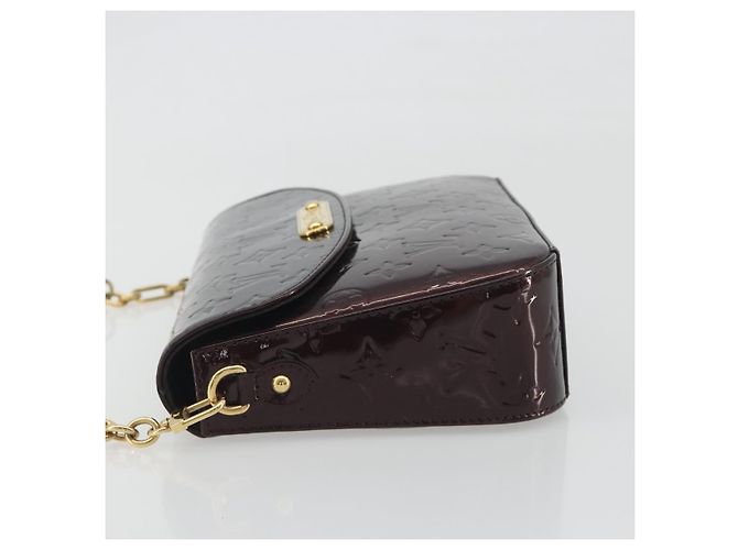 LOUIS VUITTON Borsa Monogram Vernis Rodeo Drive Amarante M93598 LV Auth 193905 Bordò - vista 4