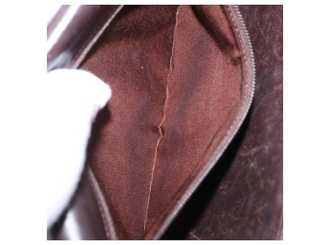 Céline CELINE Schultertasche aus Leder Dunkelbraun Goldfarben Auth gh2239 - Ansicht 23