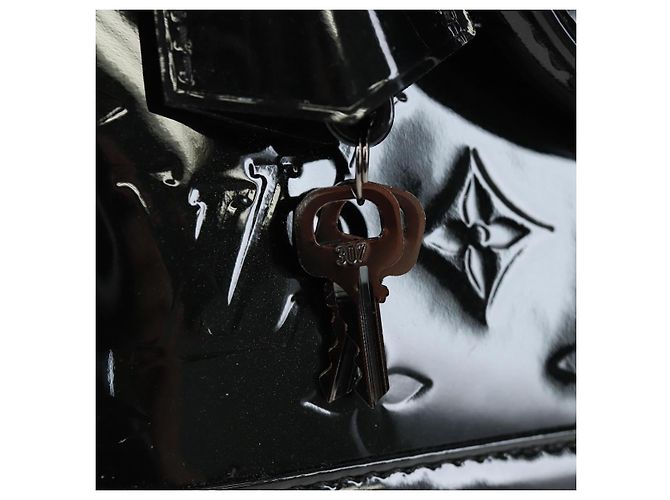 LOUIS VUITTON Borsa Monogram Vernis Alma BB Noir Manetic M90063 Auth 194104SM - vista 16