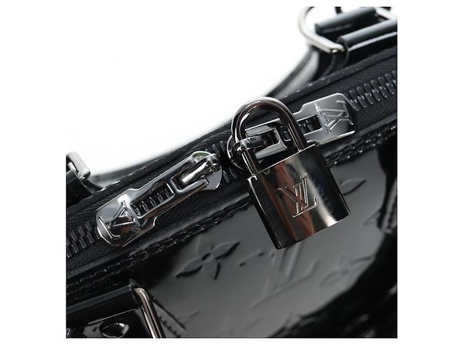 LOUIS VUITTON Borsa Monogram Vernis Alma BB Noir Manetic M90063 Auth 194104SM - vista 17