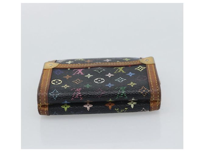 LOUIS VUITTON Portafoglio per Banconote e Carte di Credito Multicolor M92984 Auth bs36569 Nero - vista 5