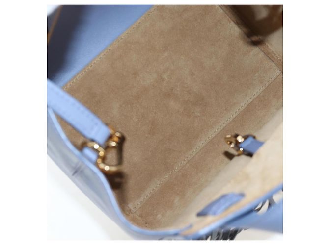 LOEWE x Studio Ghibli Howl's Moving Castle Markl Hammock Bag Auth 167454SM Blu - vista 10