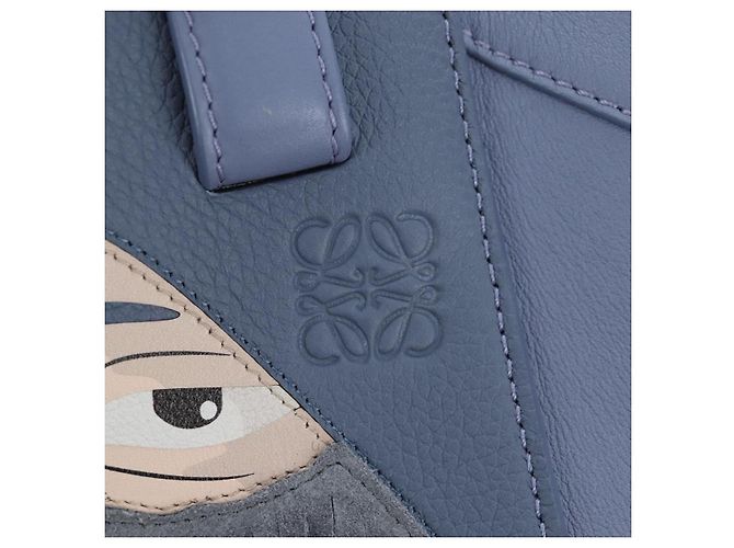 LOEWE x Studio Ghibli Howl's Moving Castle Markl Hammock Bag Auth 167454SM Blu - vista 20