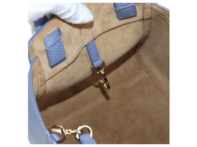 LOEWE x Studio Ghibli Howl's Moving Castle Markl Hammock Bag Auth 167454SM Blu - vista 28