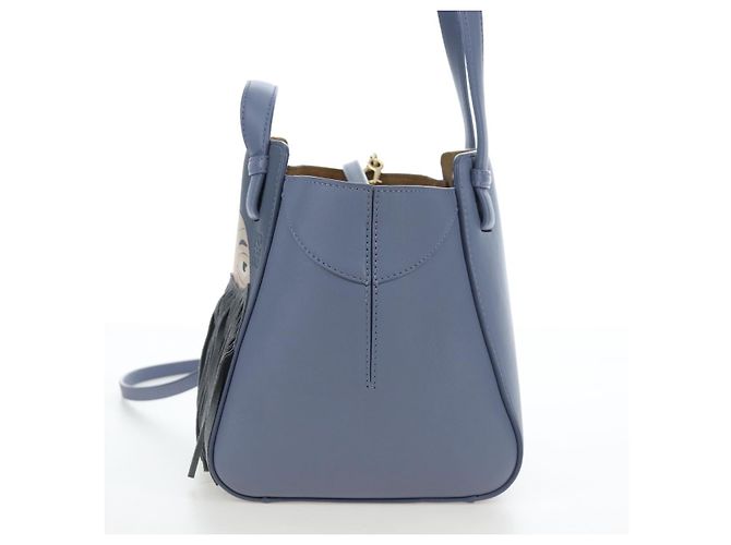 LOEWE x Studio Ghibli Howl's Moving Castle Markl Hammock Bag Auth 167454SM Blu - vista 3