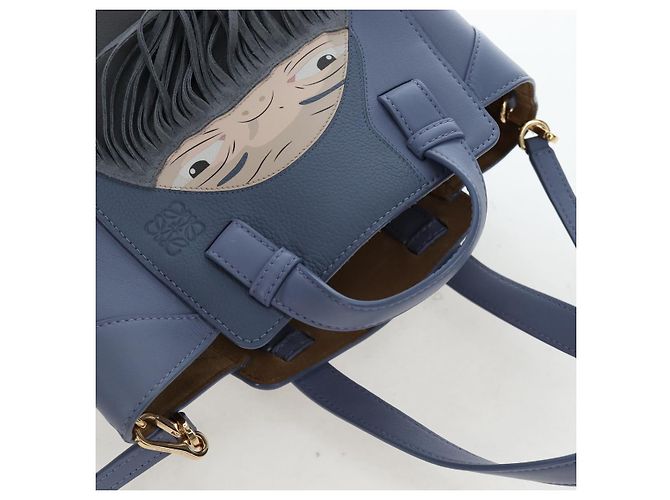 LOEWE x Studio Ghibli Howl's Moving Castle Markl Hammock Bag Auth 167454SM Blu - vista 6