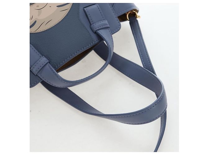 LOEWE x Studio Ghibli Howl's Moving Castle Markl Hammock Bag Auth 167454SM Blu - vista 7