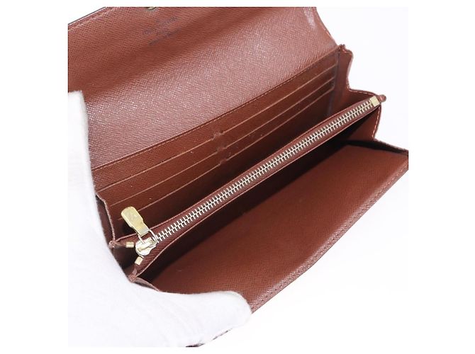 LOUIS VUITTON Monogram Portefeuille Sarah Long Wallet M61734 LV Auth 193930 Monograma - vista 9