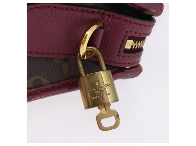LOUIS VUITTON Borsa Monogram PopincourtPM 2way Wine Red M43462 LV Auth 194190 Bordò Monogramma - vista 18