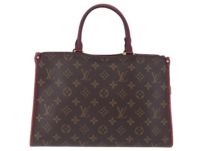 LOUIS VUITTON Borsa Monogram PopincourtPM 2way Wine Red M43462 LV Auth 194190 Bordò Monogramma - vista 2