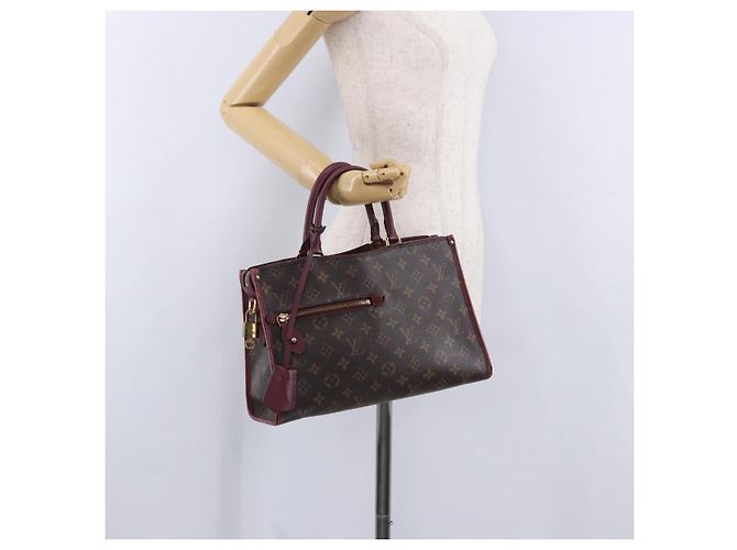 LOUIS VUITTON Borsa Monogram PopincourtPM 2way Wine Red M43462 LV Auth 194190 Bordò Monogramma - vista 24
