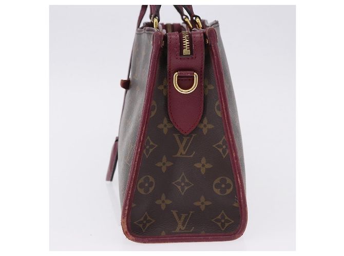 LOUIS VUITTON Borsa Monogram PopincourtPM 2way Wine Red M43462 LV Auth 194190 Bordò Monogramma - vista 3