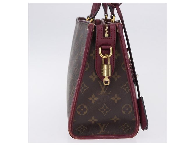 LOUIS VUITTON Borsa Monogram PopincourtPM 2way Wine Red M43462 LV Auth 194190 Bordò Monogramma - vista 4
