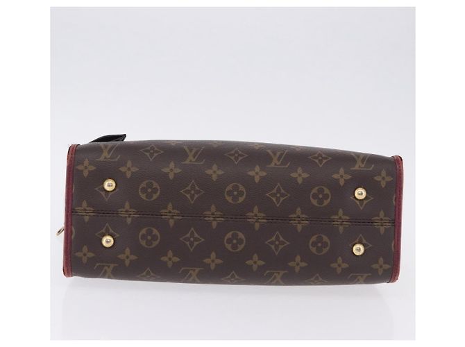 LOUIS VUITTON Borsa Monogram PopincourtPM 2way Wine Red M43462 LV Auth 194190 Bordò Monogramma - vista 5
