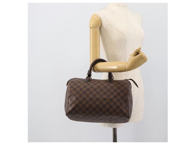 LOUIS VUITTON Borsa Damier Ebene Speedy 30 N41364 LV Auth ka5484 - vista 21