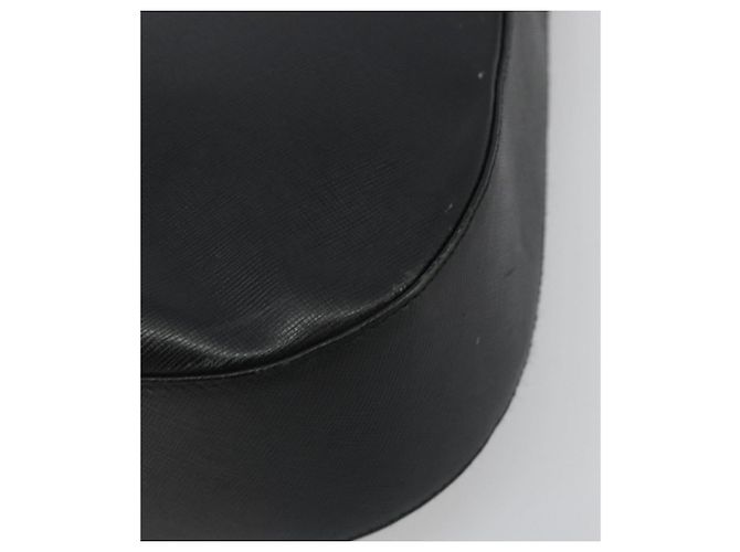 Borsa a Spalla Salvatore Ferragamo Gancini in Pelle Nera Argento Auth BA14216 Nero - vista 11