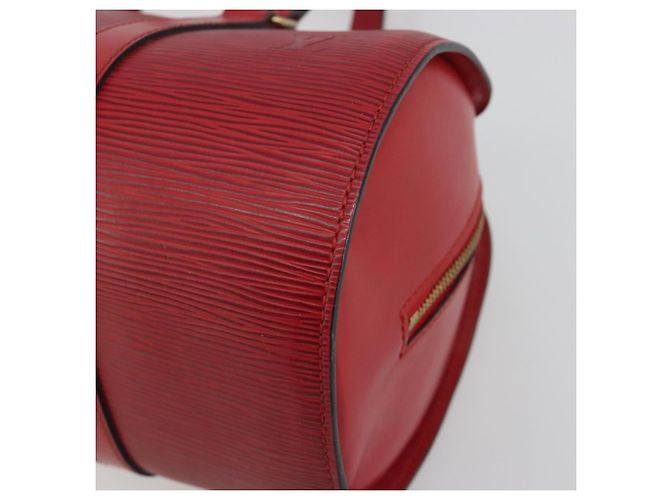 Borsa LOUIS VUITTON Epi Soufflot Rossa M52227 LV Auth 194739 Rosso - vista 14
