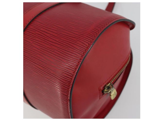 Borsa LOUIS VUITTON Epi Soufflot Rossa M52227 LV Auth 194739 Rosso - vista 16