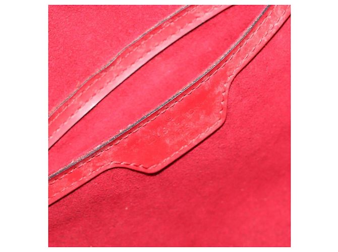 Borsa LOUIS VUITTON Epi Soufflot Rossa M52227 LV Auth 194739 Rosso - vista 18