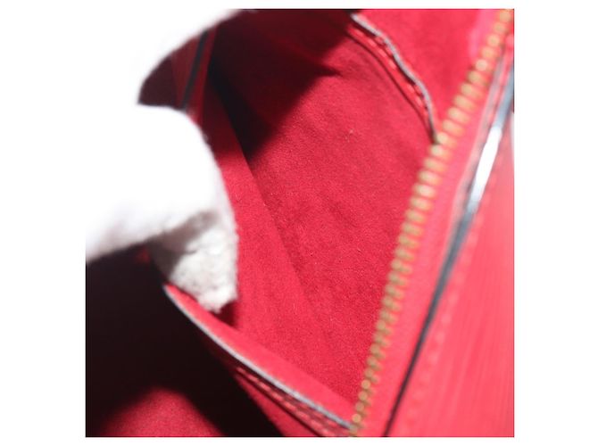 Borsa LOUIS VUITTON Epi Soufflot Rossa M52227 LV Auth 194739 Rosso - vista 21