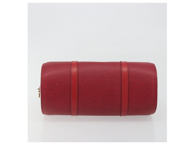 Borsa LOUIS VUITTON Epi Soufflot Rossa M52227 LV Auth 194739 Rosso - vista 5