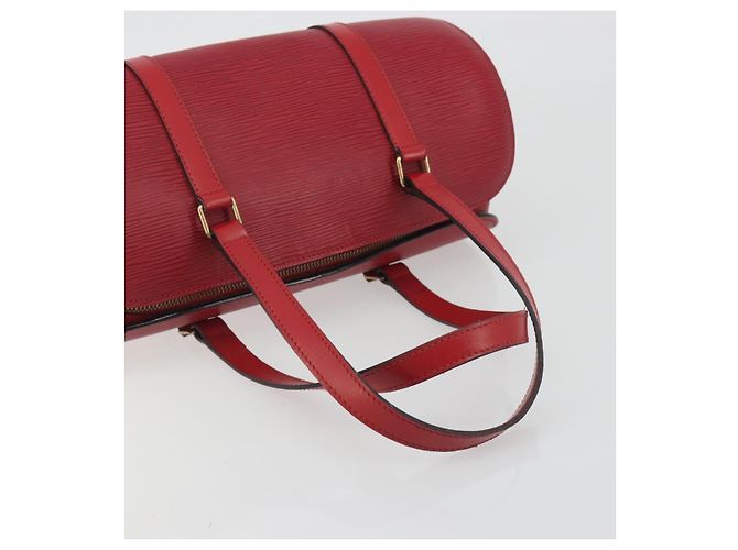 Borsa LOUIS VUITTON Epi Soufflot Rossa M52227 LV Auth 194739 Rosso - vista 8