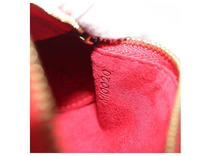 LOUIS VUITTON Epi Soufflot Pouch Accessory Pouch Rosso LV Auth ep15641 - vista 12