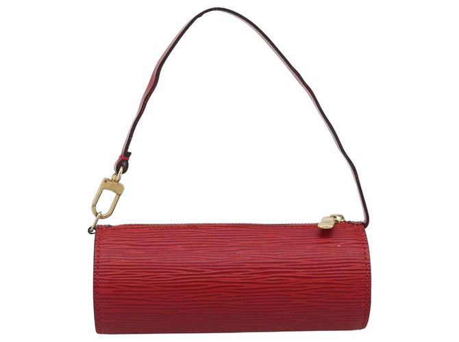 LOUIS VUITTON Epi Soufflot Pouch Accessory Pouch Rosso LV Auth ep15641 - vista 2