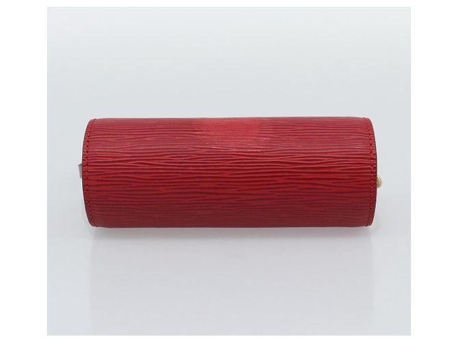 LOUIS VUITTON Epi Soufflot Pouch Accessory Pouch Rosso LV Auth ep15641 - vista 5