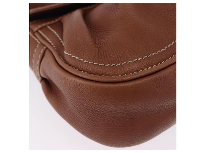 Céline Borsa CELINE in pelle marrone Auth 194115V - vista 10