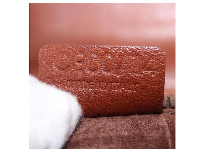Céline Borsa CELINE in pelle marrone Auth 194115V - vista 23