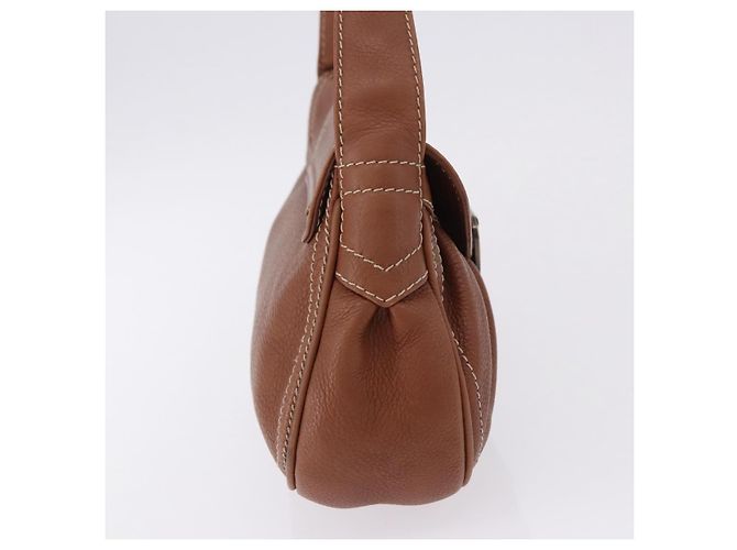 Céline Borsa CELINE in pelle marrone Auth 194115V - vista 5